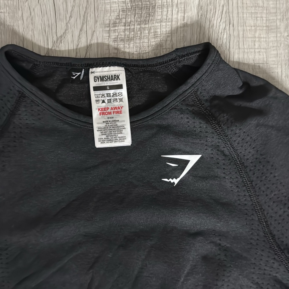 Gymshark Charcoal - Crop Top
